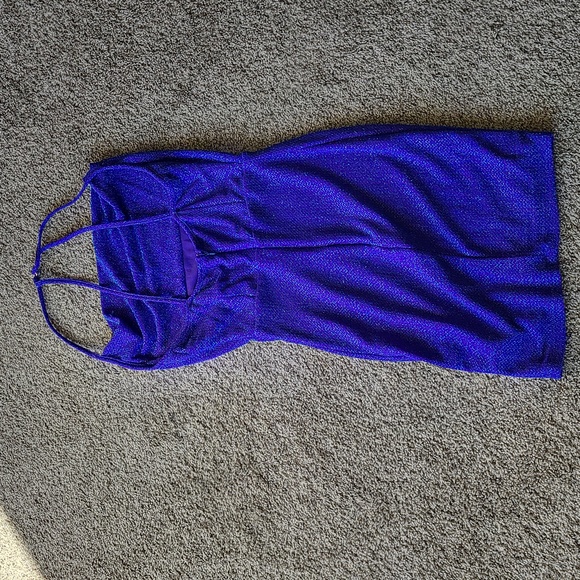 Sparkly Blue Party Dress - Picture 2 of 4